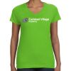 Women's V-Neck Fine Jersey Tee Thumbnail