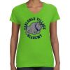 Women's V-Neck Fine Jersey Tee Thumbnail